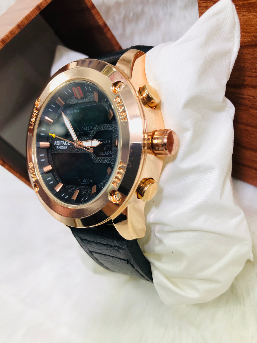 EDF-3689 Dual Time ( Analog & Digital ) Straps Watch